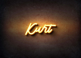 Glow Name Profile Picture for Kurt