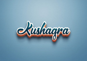 Cursive Name DP: Kushagra