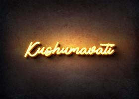 Glow Name Profile Picture for Kushumavati