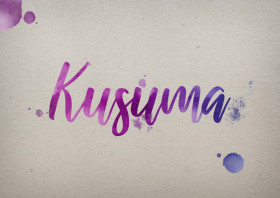 Kusuma Watercolor Name DP