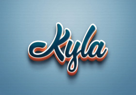Cursive Name DP: Kyla