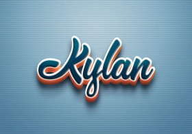 Cursive Name DP: Kylan