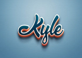 Cursive Name DP: Kyle