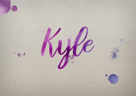 Kyle Watercolor Name DP