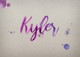 Kyler Watercolor Name DP
