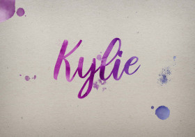 Kylie Watercolor Name DP