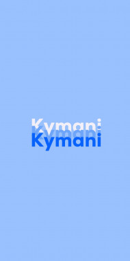 Name DP: Kymani