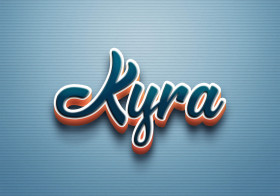 Cursive Name DP: Kyra