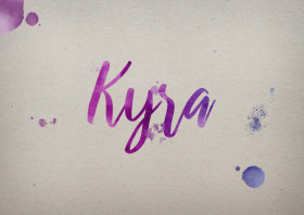 Kyra Watercolor Name DP