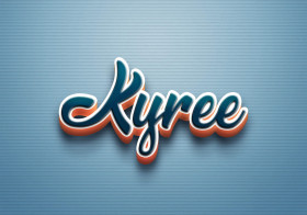 Cursive Name DP: Kyree