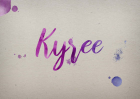 Kyree Watercolor Name DP
