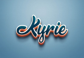 Cursive Name DP: Kyrie