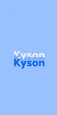 Name DP: Kyson