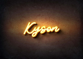 Glow Name Profile Picture for Kyson