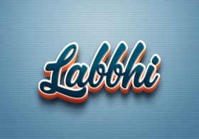 Cursive Name DP: Labbhi