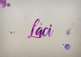 Laci Watercolor Name DP