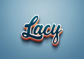 Cursive Name DP: Lacy