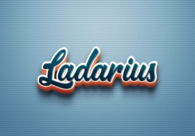 Cursive Name DP: Ladarius