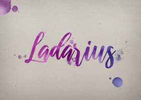 Ladarius Watercolor Name DP