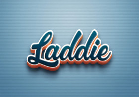 Cursive Name DP: Laddie