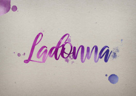 Ladonna Watercolor Name DP