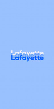 Name DP: Lafayette