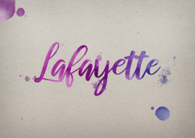 Lafayette Watercolor Name DP