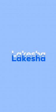 Name DP: Lakesha