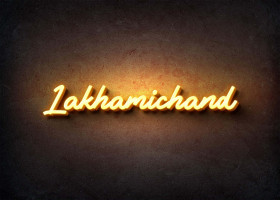 Glow Name Profile Picture for Lakhamichand