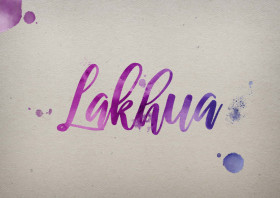 Lakhua Watercolor Name DP