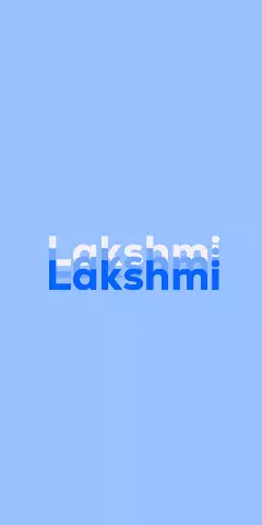 Name DP: Lakshmi