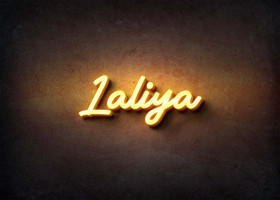 Glow Name Profile Picture for Laliya
