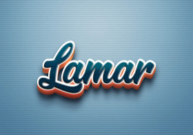 Cursive Name DP: Lamar