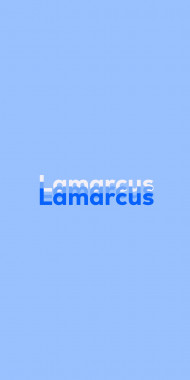 Name DP: Lamarcus