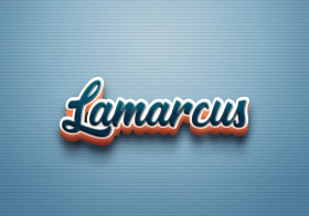Cursive Name DP: Lamarcus