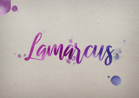Lamarcus Watercolor Name DP