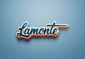 Cursive Name DP: Lamonte