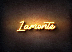 Glow Name Profile Picture for Lamonte