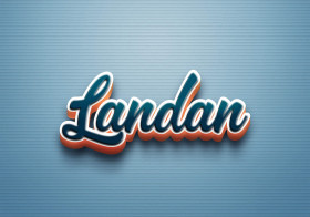 Cursive Name DP: Landan