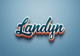 Cursive Name DP: Landyn