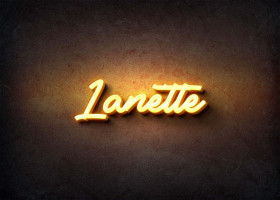 Glow Name Profile Picture for Lanette