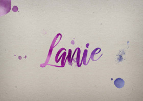Lanie Watercolor Name DP