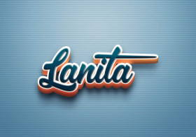 Cursive Name DP: Lanita