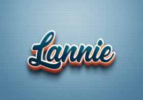 Cursive Name DP: Lannie