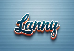 Cursive Name DP: Lanny