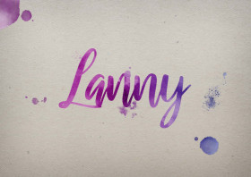 Lanny Watercolor Name DP