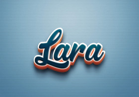 Cursive Name DP: Lara