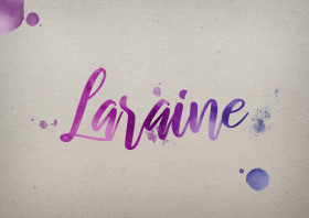 Laraine Watercolor Name DP