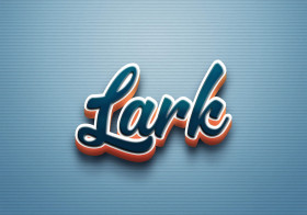 Cursive Name DP: Lark