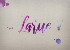 Larue Watercolor Name DP